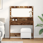 Masă de toaletă Lemn vechi 100 x 41 x 135 cm Lemn compozit GartenMobel Dekor