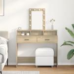 Masă de Machiaj cu sertar Maro 100 x 41 x 140 cm Lemn compozit GartenMobel Dekor