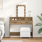 Masă de Machiaj cu sertar Maro 100 x 41 x 140 cm Lemn compozit GartenMobel Dekor