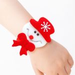 Decorațiune de Crăciun – brățară / accesoriu pentru coc – om de zăpadă – 21 x 8 cm Best CarHome