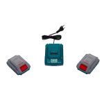 TOTAL - KIT 2 BATERII SI INCARCATOR 20V 2.0Ah PowerTool TopQuality