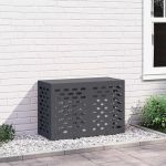 Husă pentru aer condiționat Antracit 90 x 40 x 60 cm Oțel GartenMobel Dekor