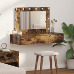Masă de Machiaj cu sertar Maro 100 x 40 x 70 cm Lemn compozit GartenMobel Dekor