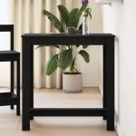 Masă de bar Stejar Negru 102 x 50 x 103.5 cm Lemn compozit GartenMobel Dekor