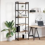Bibliotecă Lemn vechi 60 x 30 x 188 cm Lemn compozit GartenMobel Dekor