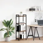 Bibliotecă Stejar afumat 40 x 30 x 118 cm Lemn compozit GartenMobel Dekor