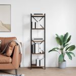 Bibliotecă Stejar afumat 40 x 30 x 153 cm Lemn compozit GartenMobel Dekor