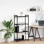 Bibliotecă Stejar negru 60 x 30 x 118 cm Lemn compozit GartenMobel Dekor