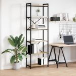 Bibliotecă Stejar sonoma 60 x 30 x 188 cm Lemn compozit GartenMobel Dekor
