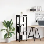 Bibliotecă sonoma gri 40 x 30 x 118 cm Lemn compozit GartenMobel Dekor