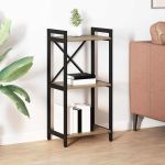 Bibliotecă stejar artizanal 40 x 30 x 83 cm Lemn compozit GartenMobel Dekor