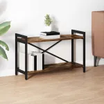 Bibliotecă Stejar afumat 80 x 30 x 48.5 cm Lemn compozit GartenMobel Dekor