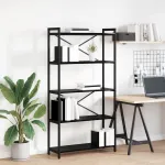 Bibliotecă Stejar negru 80 x 30 x 153 cm Lemn compozit GartenMobel Dekor