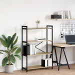 Bibliotecă Stejar sonoma 80 x 30 x 118 cm Lemn compozit GartenMobel Dekor