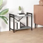 Bibliotecă sonoma gri 60 x 30 x 48.5 cm Lemn compozit GartenMobel Dekor