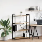 Bibliotecă stejar artizanal 80 x 30 x 118 cm Lemn compozit GartenMobel Dekor