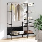 Suport pentru Hârtie Negru 120 x 44 x 160 cm Lemn compozit GartenMobel Dekor