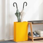 Suport pentru umbrele galben muștar 28 x 12 x 41 cm Oțel GartenMobel Dekor