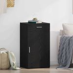 Bufet cu sertar Stejar negru 50 x 42.5 x 93 cm Lemn compozit GartenMobel Dekor