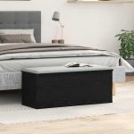 Cutie de depozitare Stejar negru 90 x 35 x 35 cm Lemn compozit GartenMobel Dekor