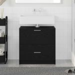 Dulap pentru Chiuvetă cu sertar Stejar Negru 59 x 37 x 59 cm GartenMobel Dekor