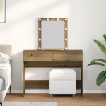 Masă de Toaletă cu sertar stejar artizanal 100 x 40 x 130 cm GartenMobel Dekor