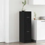 Cabinet de Apotecă Stejar negru 30 x 41 x 118 cm Lemn compozit GartenMobel Dekor