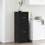 Cabinet de Apotecă Stejar negru 40 x 41 x 118 cm Lemn compozit GartenMobel Dekor