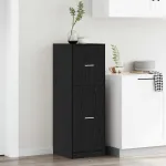 Cabinet de Apotecă Stejar negru 40 x 41 x 118 cm Lemn compozit GartenMobel Dekor