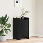 Bufet Stejar Negru 45 x 35 x 75 cm Lemn compozit GartenMobel Dekor