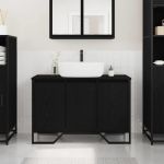 Dulap pentru Chiuvetă Altele Stejar Negru 91 x 35 x 60 cm GartenMobel Dekor