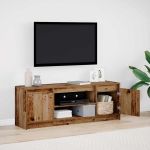 Cabinet TV Maro 139.5 x 34 x 50 cm Lemn compozit GartenMobel Dekor
