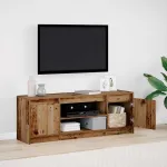 Cabinet TV Maro 139.5 x 34 x 50 cm Lemn compozit GartenMobel Dekor