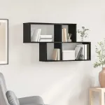 Raft de perete Stejar negru 100 x 20 x 53 cm Lemn compozit GartenMobel Dekor