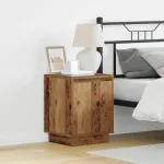 Dulap de noapte cu Lemn Vechi 39 x 34.5 x 50 cm Lemn compozit GartenMobel Dekor