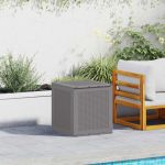 Cutie de depozitare pentru grădină Gri deschis 55 x 53 x 57 cm GartenMobel Dekor