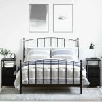 Dulap de noapte cu sertar 2 pcs Stejar negru 30 x 60 x 60 cm GartenMobel Dekor