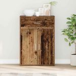 Bufet cu sertar Lemn vechi 79 x 38 x 80 cm Lemn compozit GartenMobel Dekor