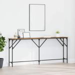 Masă console Lemn Vechi 180 x 23 x 75 cm Lemn compus și metal GartenMobel Dekor