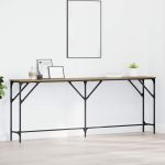 Masă console stejar artizanal 200 x 29 x 75 cm GartenMobel Dekor