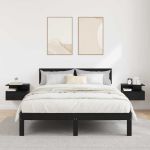 Noptieră Suspendată 2 pcs Stejar negru 40 x 31 x 27 cm GartenMobel Dekor