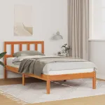 Cadru de pat Maro ceruit 75 x 190 cm Lemn masiv de pin GartenMobel Dekor