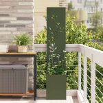 Ecran de intimitate pentru grădină Olivengrønn 32 x 140 cm GartenMobel Dekor