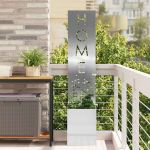 Ecran de intimitate pentru grădină Argintiu 32 x 140 cm GartenMobel Dekor