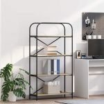 Raft pentru cărți Stejar sonoma 80 x 30 x 146 cm Lemn compozit GartenMobel Dekor