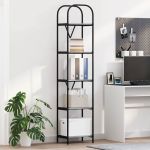 Raft pentru cărți sonoma gri 40 x 30 x 183 cm Lemn compozit GartenMobel Dekor