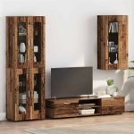 Cabinet suspendat Lemn vechi 55 x 29 x 100 cm Lemn compozit GartenMobel Dekor