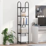 Raft pentru cărți sonoma gri 40 x 30 x 183 cm Lemn compozit GartenMobel Dekor