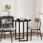 Placă de masă Negru 70 x 70 x 1.5 cm Lemn compozit GartenMobel Dekor