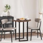 Placă de masă Stejar brun 70 x 70 x 1.5 cm Lemn compozit GartenMobel Dekor